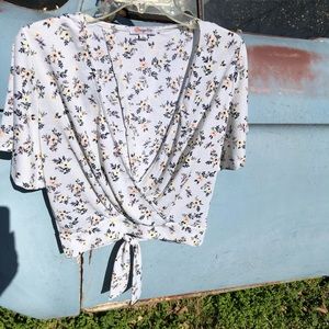 Orange Kiss Floral Blouse